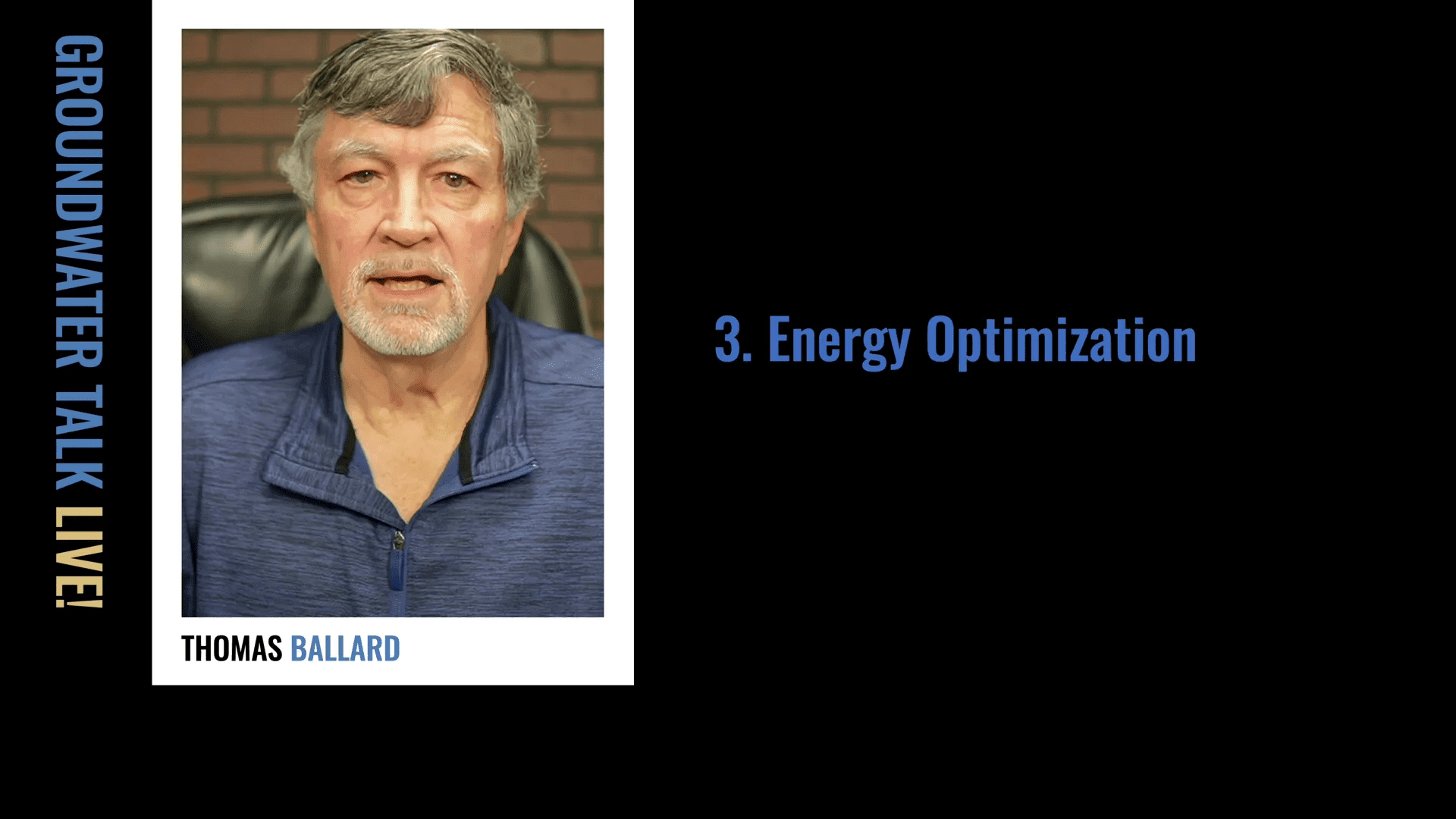 Energy optimization strategy