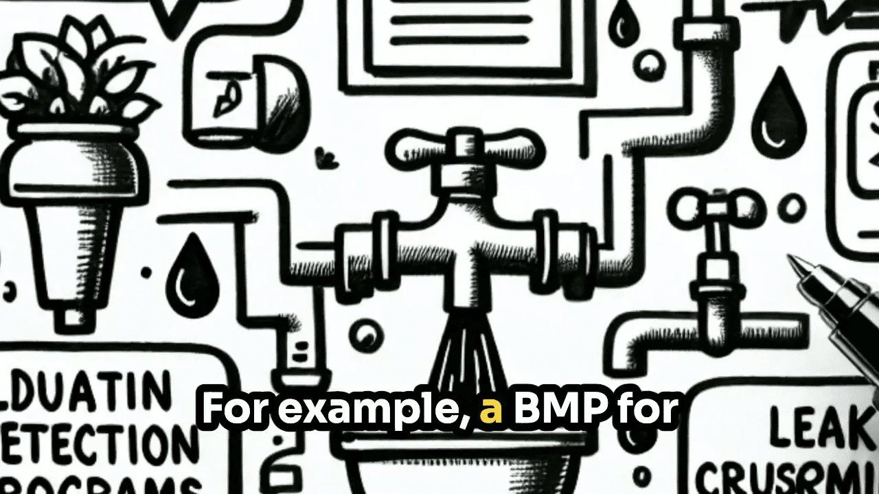 Example of BMP for water conservation
