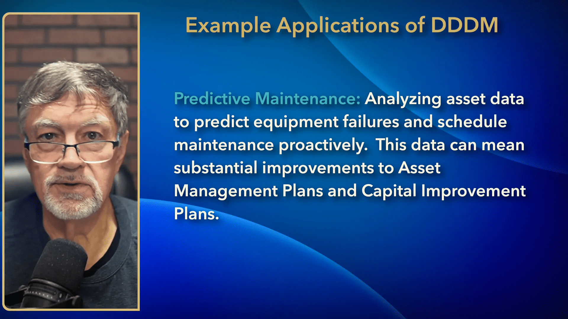 Predictive maintenance dashboard showing predicted failure windows and maintenance schedule