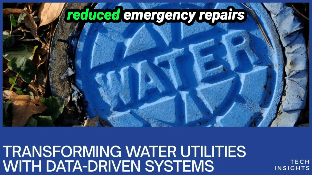 Graph showing reduction in emergency repairs from EOS implementation